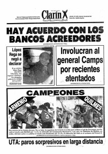 La Argentina de abril de 1987 era compleja. Entre tanta, se filtró un ascenso a primera división increible: el de Deportivo Armenio. 