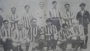 El equipo de Porteño campeón 1912. Se jugó una final cuando - por reglamento - no debía disputarse. Insólito.