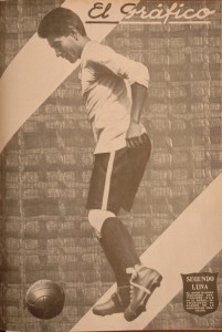 Segundo Luna tapa de El Gráfico en 1926. Fue el gran delantero de los años veinte, completamente invisibilizado porque nunca jugó en Buenos Aires. 