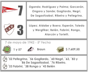 LDT 1942 Estudiantes Platense ficha xenen