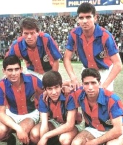 4 de octubre de 1964. El único partido de los Carasucias juntos en el Gasómetro. Victoria 2 a 1 ante Vélez.