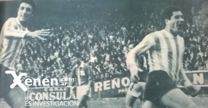 El festejo de Basile y Rodríguez. Argentinos Juniors era historia.