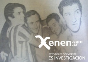 El loco festejo de Madero, Ribaudo y Poletti. Estudiantes tenía el partido perdido, lo dio vuelta y le valió el pase a la final y posterior gloria. ¿Que hubiera pasado si el Pincha no se consagraba en aquel 1967?