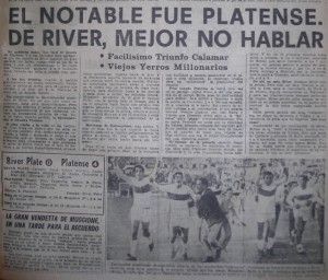 Entre 1967 y 1970, Platense vivió los mejores años futbolísticos. Acarició dos veces el título de primera división, con actuaciones memorables. Un equipo que se sabía de memoría: Topini; Piris y Capdevilla; Asaneo, Perez y Rivero; Miranda, Muggione, Bulla, Subiat y Valdez.  