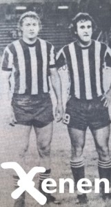 Félix Orte y Víctor Marchetti. 7 y 9 del Central campeón 1980. 