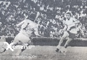 Partido homenaje Central-Renato Cesarini. El hamaque de Orte ante Andrada. 