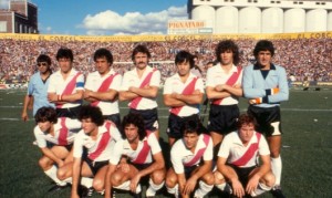 River Plate campeón 1981. En las finales superó al Ferro de Griguol.