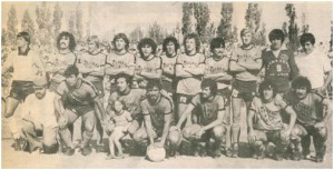 El equipo de Deportivo Roca de Río Negro formado en el Nacional 1982.