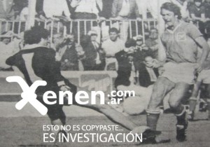 Gol de Marcelo Firpo a River Plate en la mítica cancha de Juan A.García y Boyacá. Toque con clase ante la salida de Puentedura. Fue en la victoria 3-1 del Bicho, el 31 de octubre de 1982.