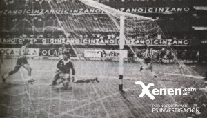 Gol de Orte a Banfield. 3 de diciembre de 1985. Comienza ascender la Academia. 