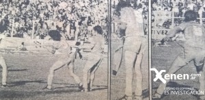 18 de octubre de 1986. Clásico Lanús-Banfield. En los últimos minutos, Félix fue al arco. 