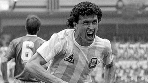 El grito goleador de Jorge Valdano. Formado en Newell´s. Cuna de cracks.