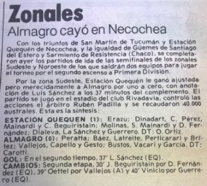 La crónica del partido ante Almagro en Necochea. En Buenos Aires nadie creía en la chance de los verdes.