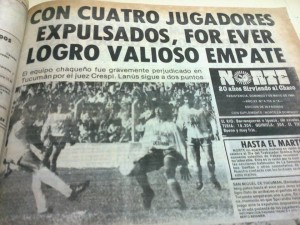 6 de mayo. Empate con gusto a hazaña en Tucumán. Con cuatro hombres menos, For Ever logró un punto de oro.