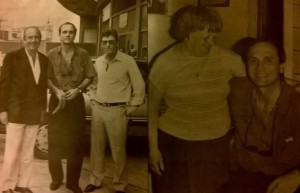 Enero de 1991.Perfumo volvía a Racing. Junto al presidente Juan D´Stéfano. Reencontrándose con Tita Mattiussi. 