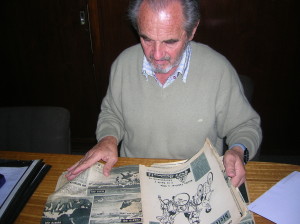 Fernando Parenti y sus recuerdos. Un placer charlar con él. Una biblia de fútbol. 