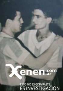 Trasvasamiento generacional. El abrazo de Bernabé Ferreyra a Vicente De la Mata. 